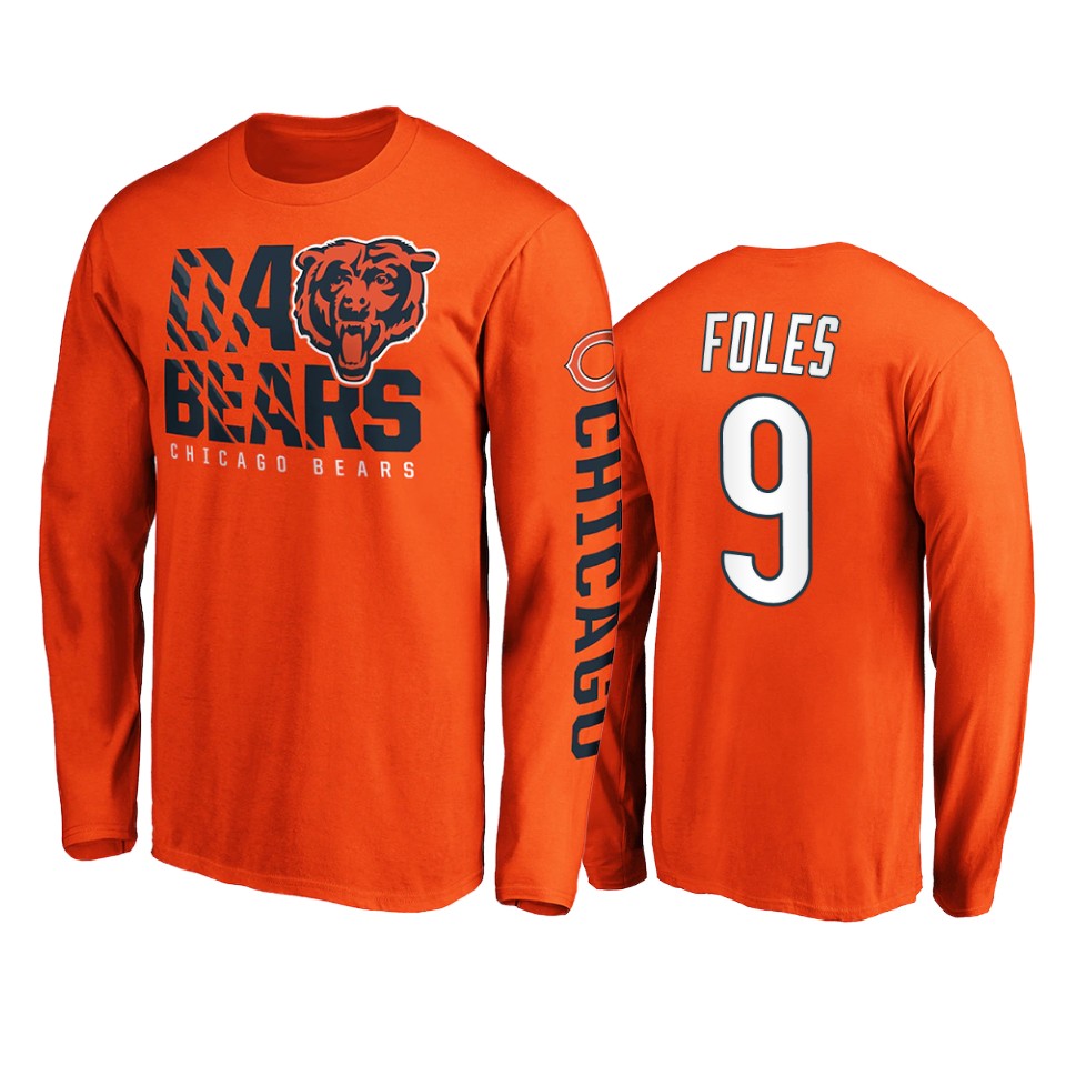 bears nick foles orange hometown long sleeve t shirt