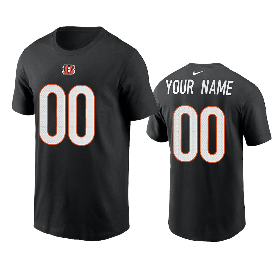 bengals custom black 2021 t shirt