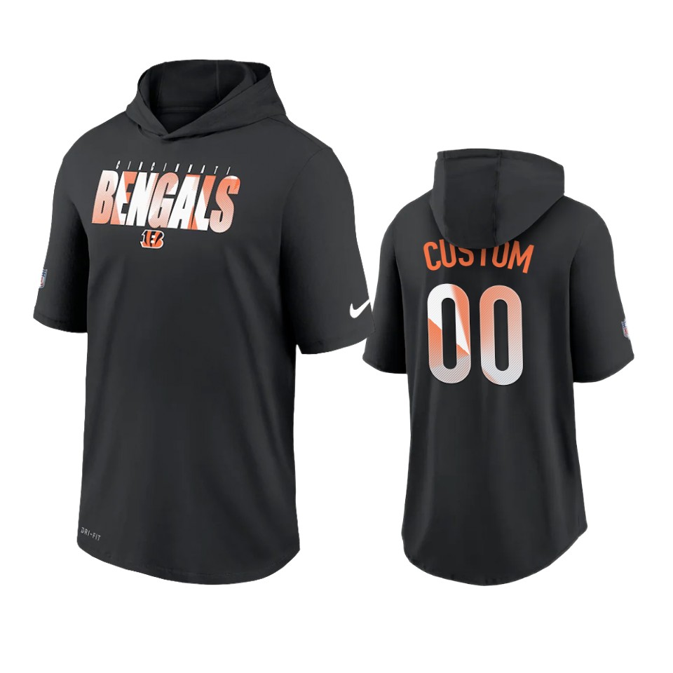 bengals custom black sideline playbook hoodie t shirt