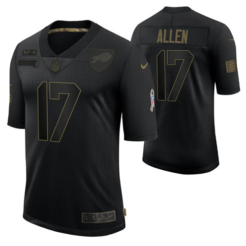 bills 2020 salute to service josh allen jersey black men