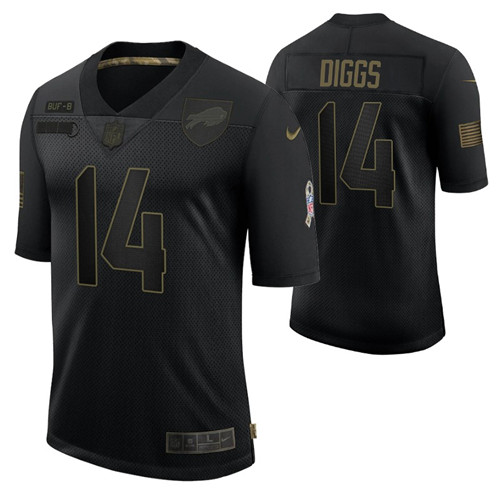 bills 2020 salute to service stefon diggs jersey black men