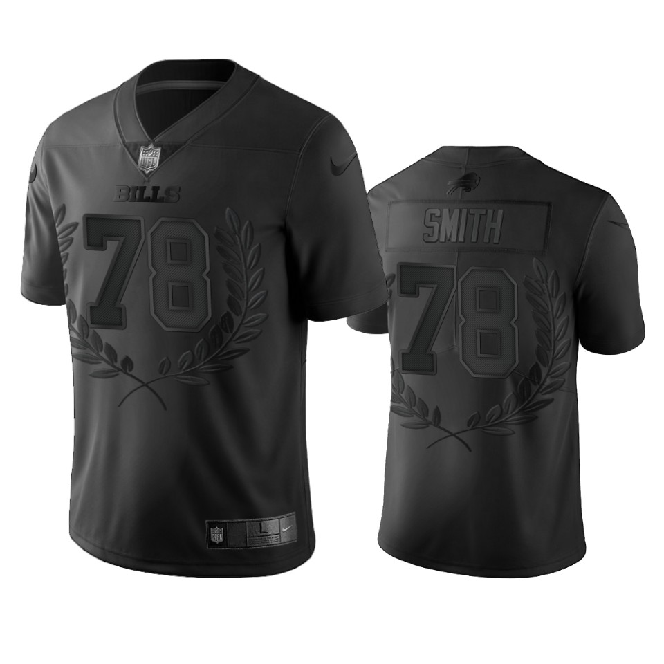 bills bruce smith black limited jersey