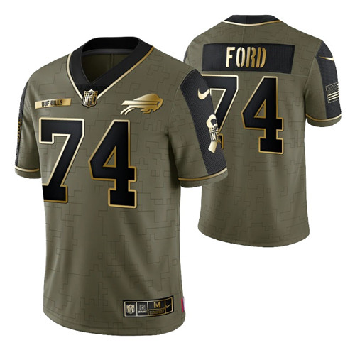 bills cody ford 2021 salute to service jersey olive gold men