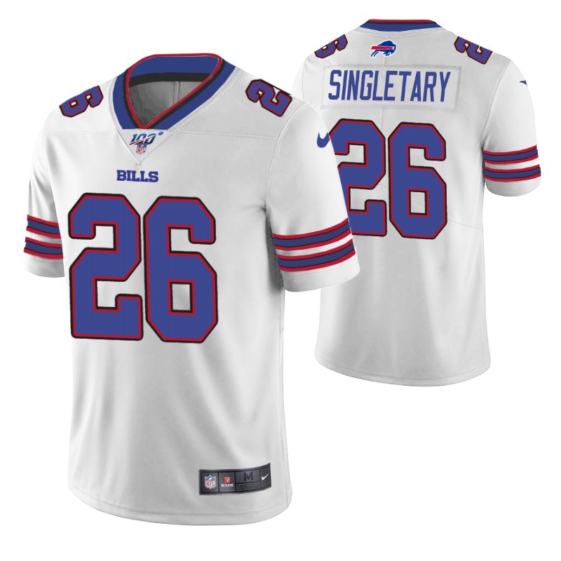 bills-devin-singletary-jersey-vapor-limited-men's-100th-season-white