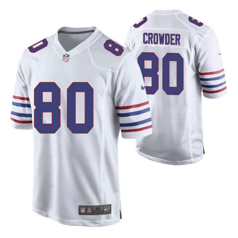 bills jamison crowder alternate game jersey white men