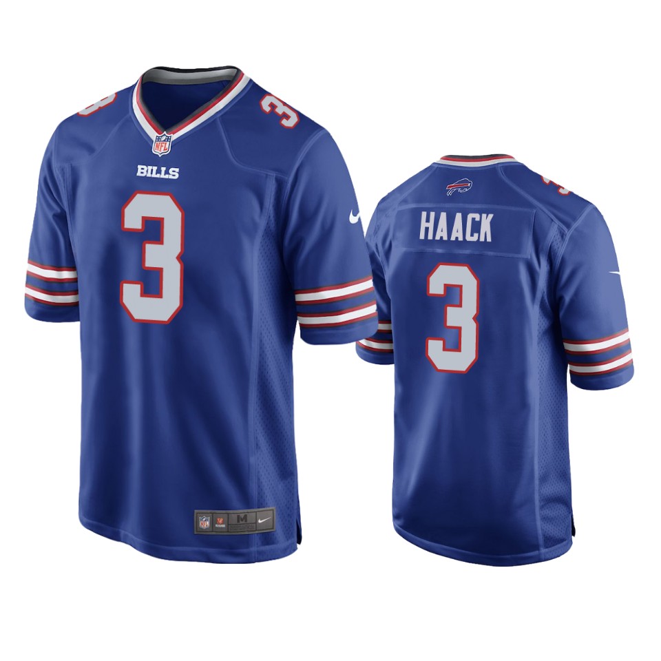 bills matt haack royal game jersey