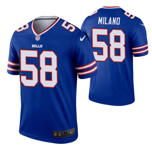 bills-matt-milano-jersey-royal-legend-men's