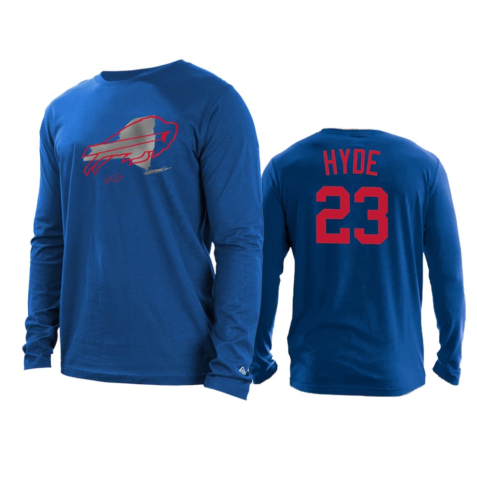 bills micah hyde blue state long sleeve t shirt