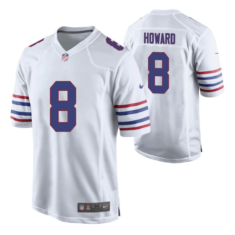 bills o.j. howard alternate game jersey white men