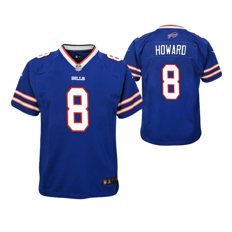 bills-o.j.-howard-game-youth-jersey-royal