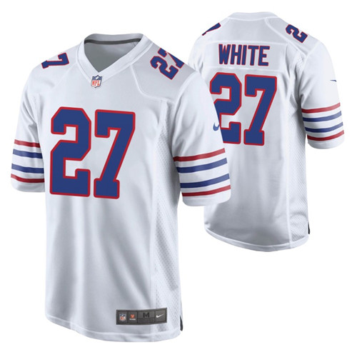 bills tre'davious white game jersey white alternate