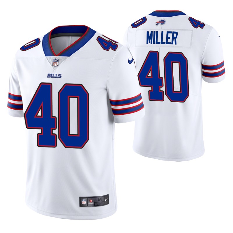 bills von miller vapor limited white jersey men