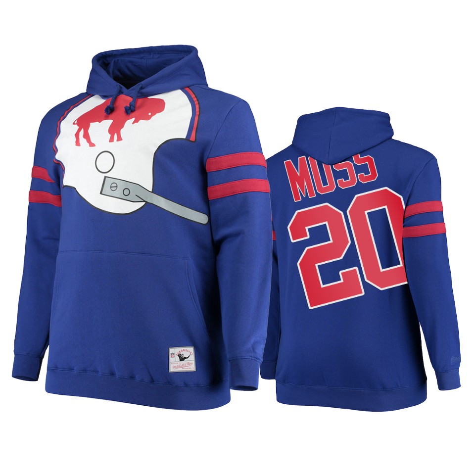 bills zack moss royal big face hoodie