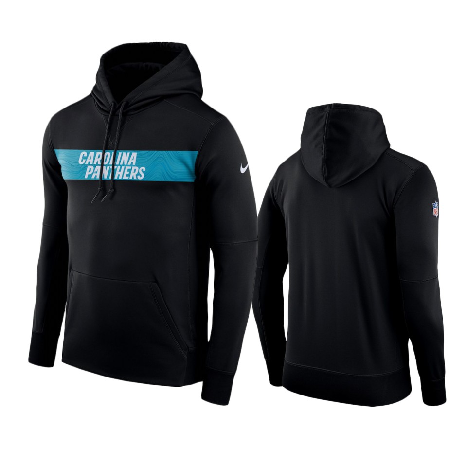 black team sideline pullover hoodie