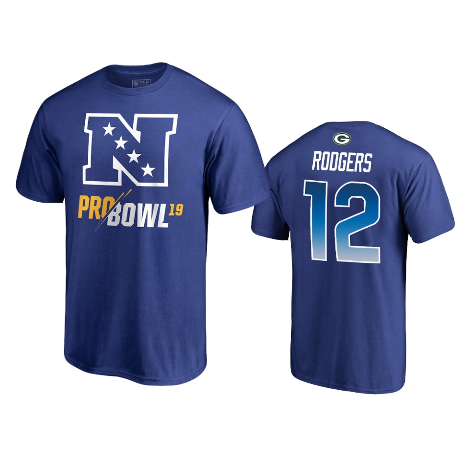 blue aaron rodgers t shirt