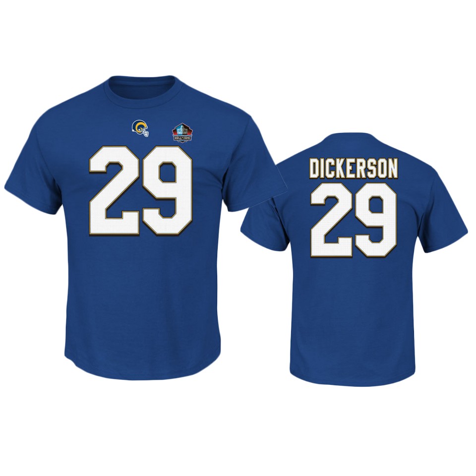 blue men's eric dickerson t shirt