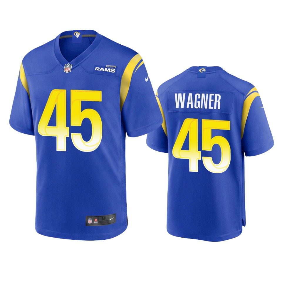 bobby wagner rams royal game jersey