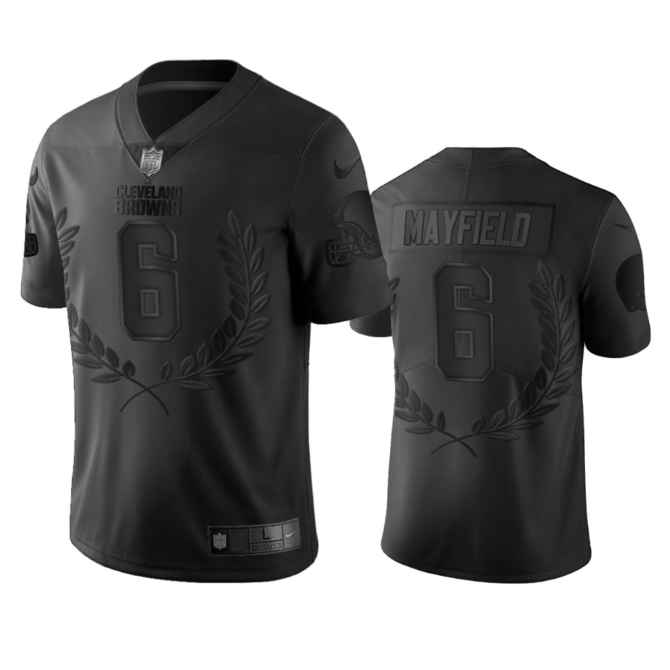 browns baker mayfield black limited jersey