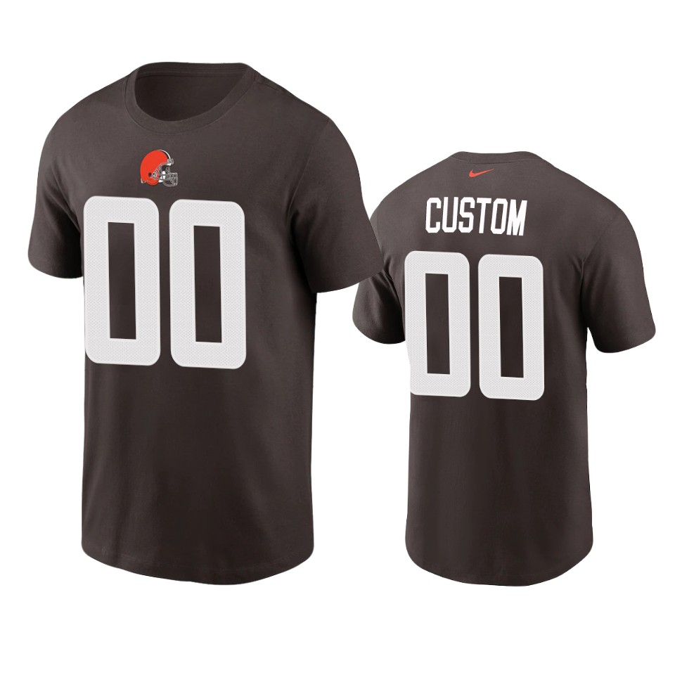browns custom brown t shirt
