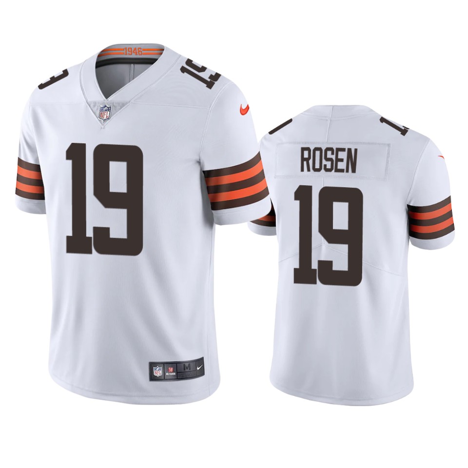 browns josh rosen white vapor jersey