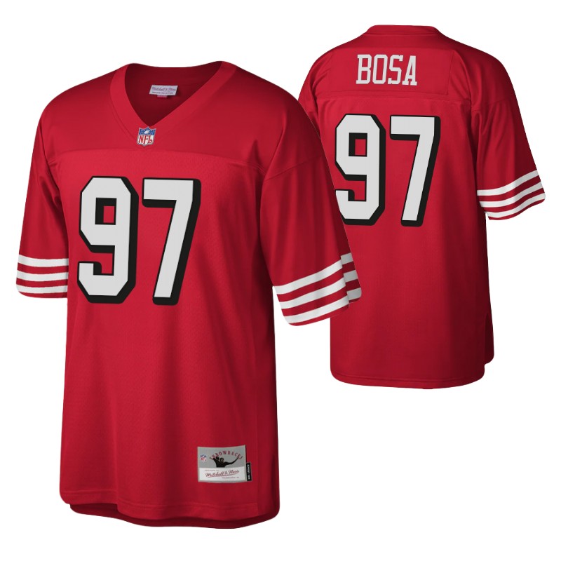 bryant young legacy replica throwback scarlet retired player jersey stitched