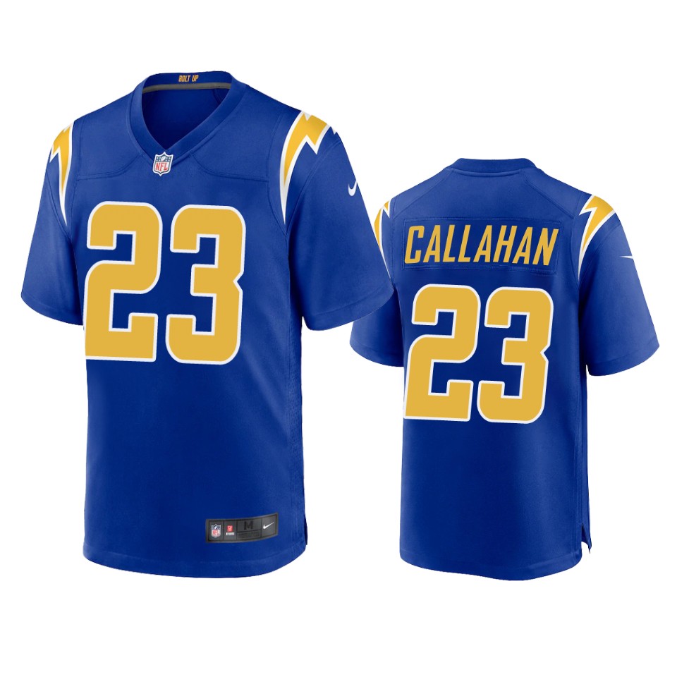 bryce callahan chargers royal alternate game jersey