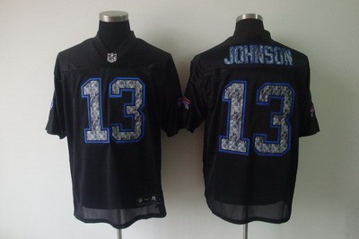 buffalo bills #13 steve johnson black jerseys [2011 united sideline]
