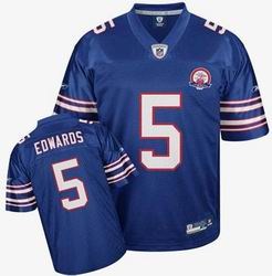 buffalo bills 5 trent edwards baby blue jerseys