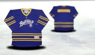 buffalo sabres youth blue third jersey (blank or customized)