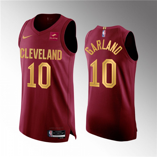 Cleveland Cavaliers Darius Garland 2022-23 Statement Edition Authentic Wine Jersey #10