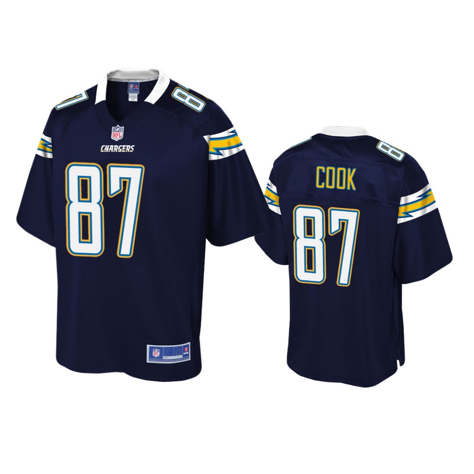 chargers jared cook navy pro line jersey