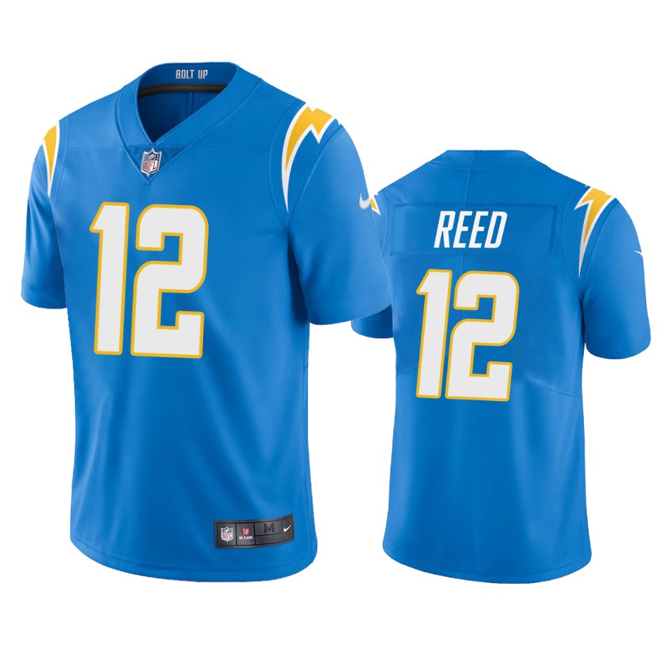 chargers joe reed powder blue vapor untouchable limited jersey