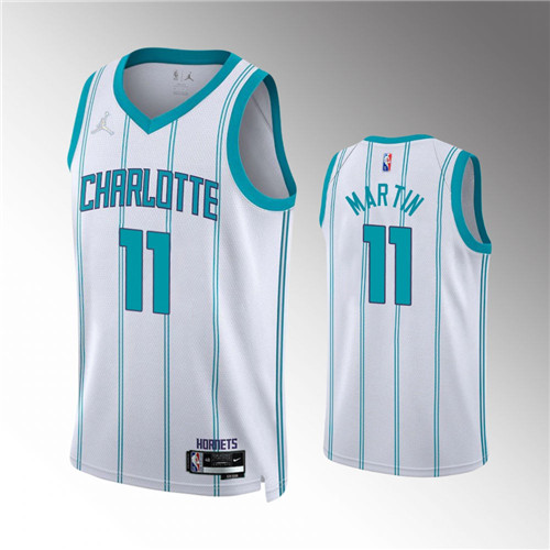 Charlotte Hornets Cody Martin 2021-22 75th Anniversary Association White stitched Jersey #11