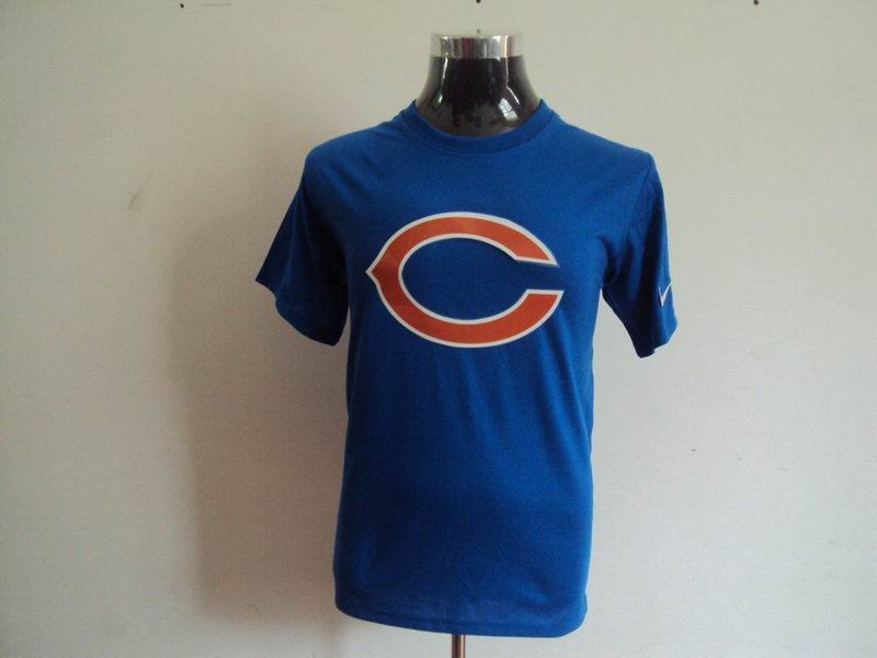 chicago bears sideline legend authentic logo t-shirt blue