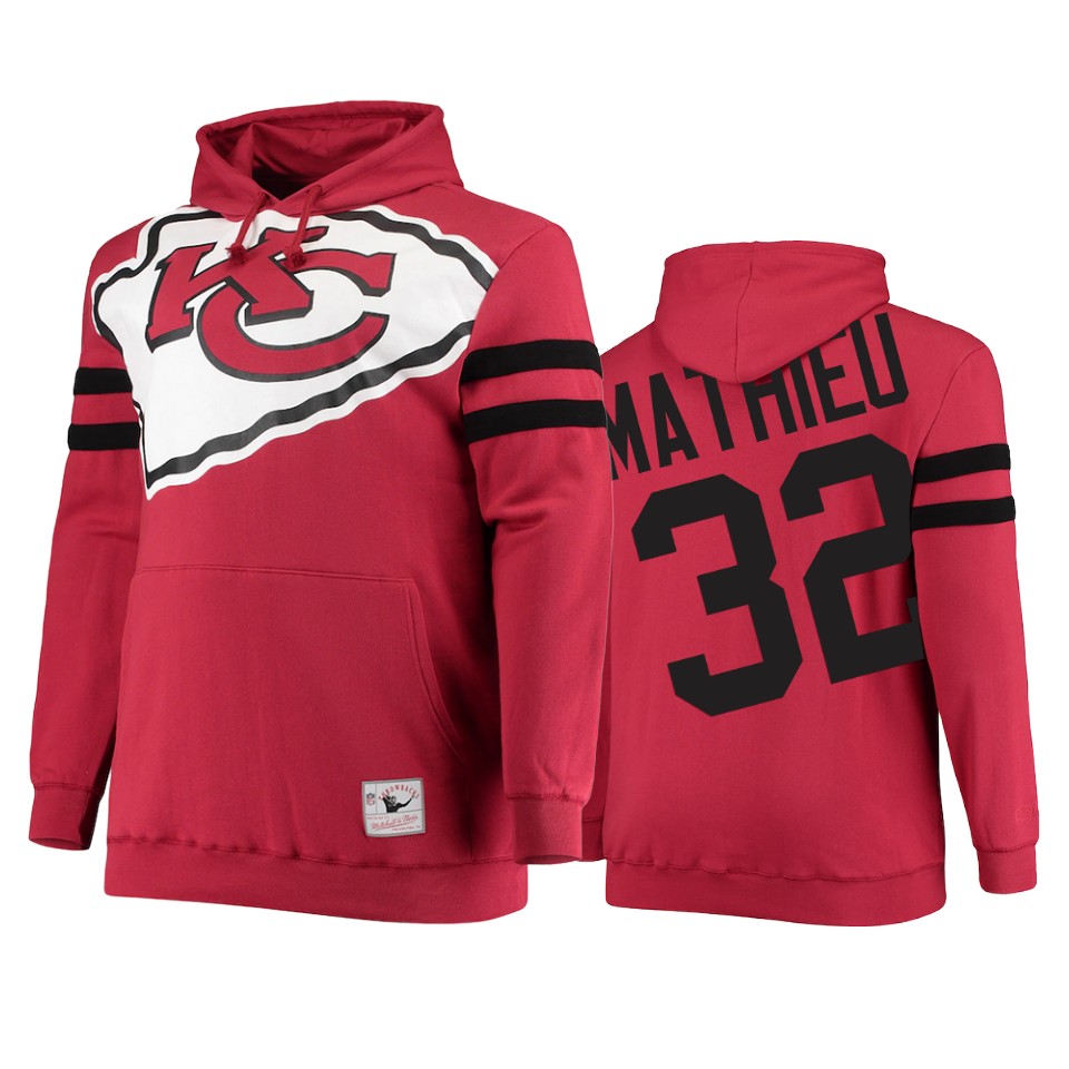 chiefs tyrann mathieu red big face hoodie