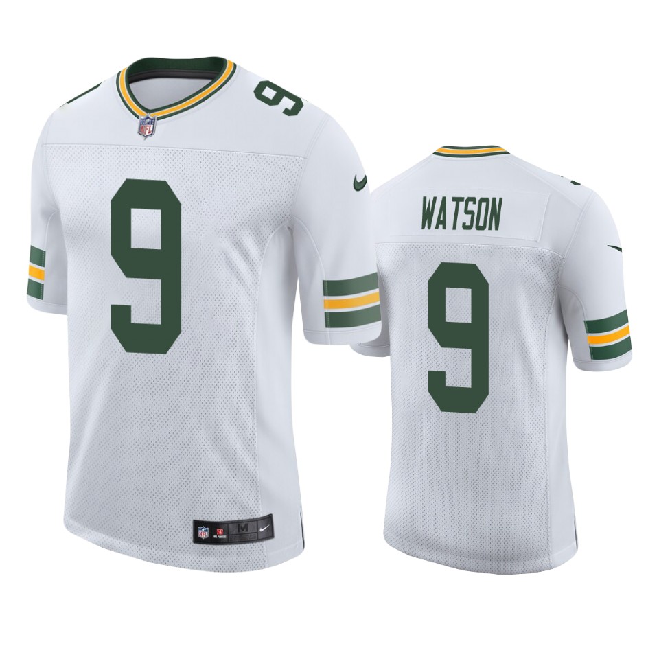 christian watson packers white vapor jersey
