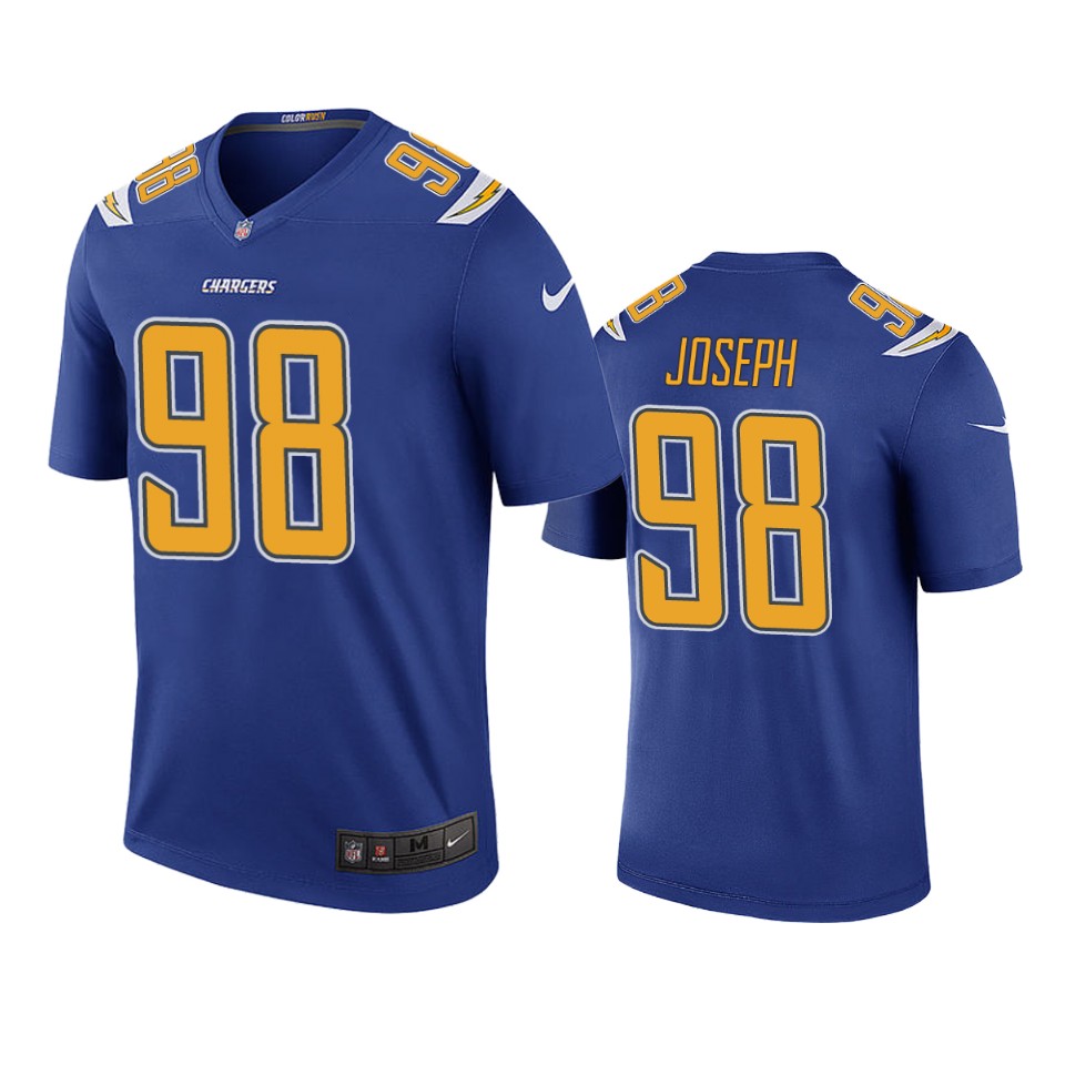 color rush legend chargers linval joseph royal jersey