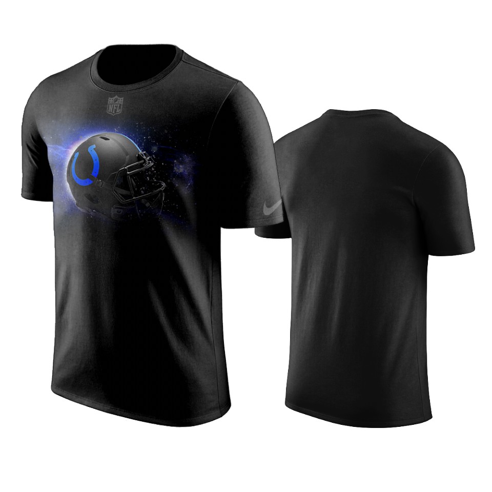 colts black primary logo t shirt