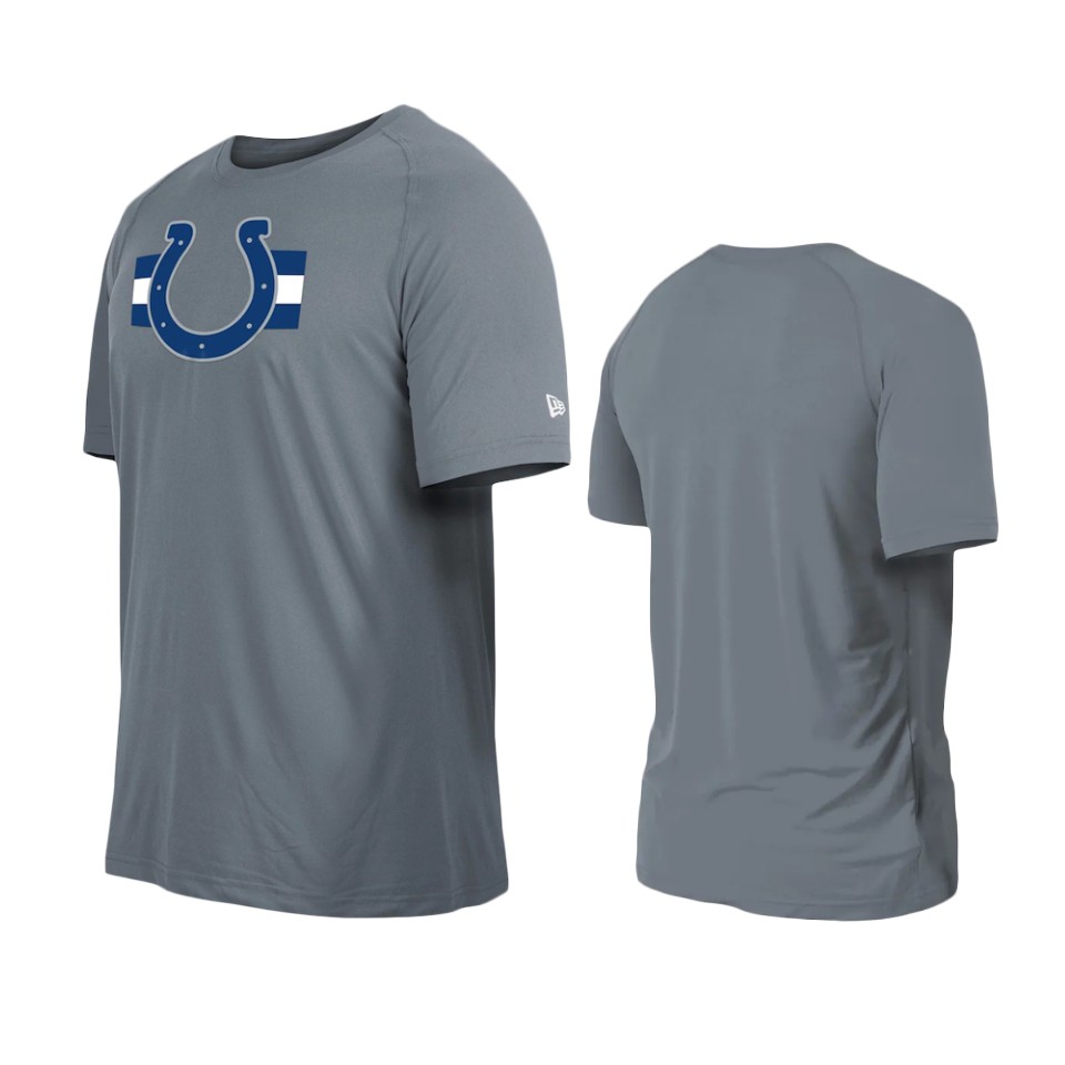 colts gray training camp raglan t shirt
