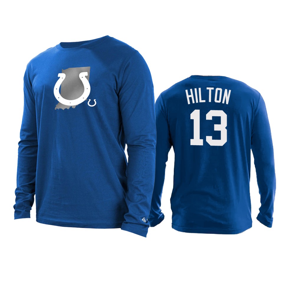 colts t.y. hilton royal state long sleeve t shirt