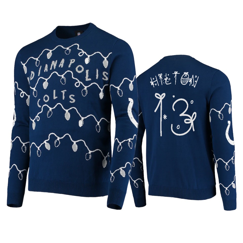 colts t.y. hilton royal ugly christmas gifts sweater