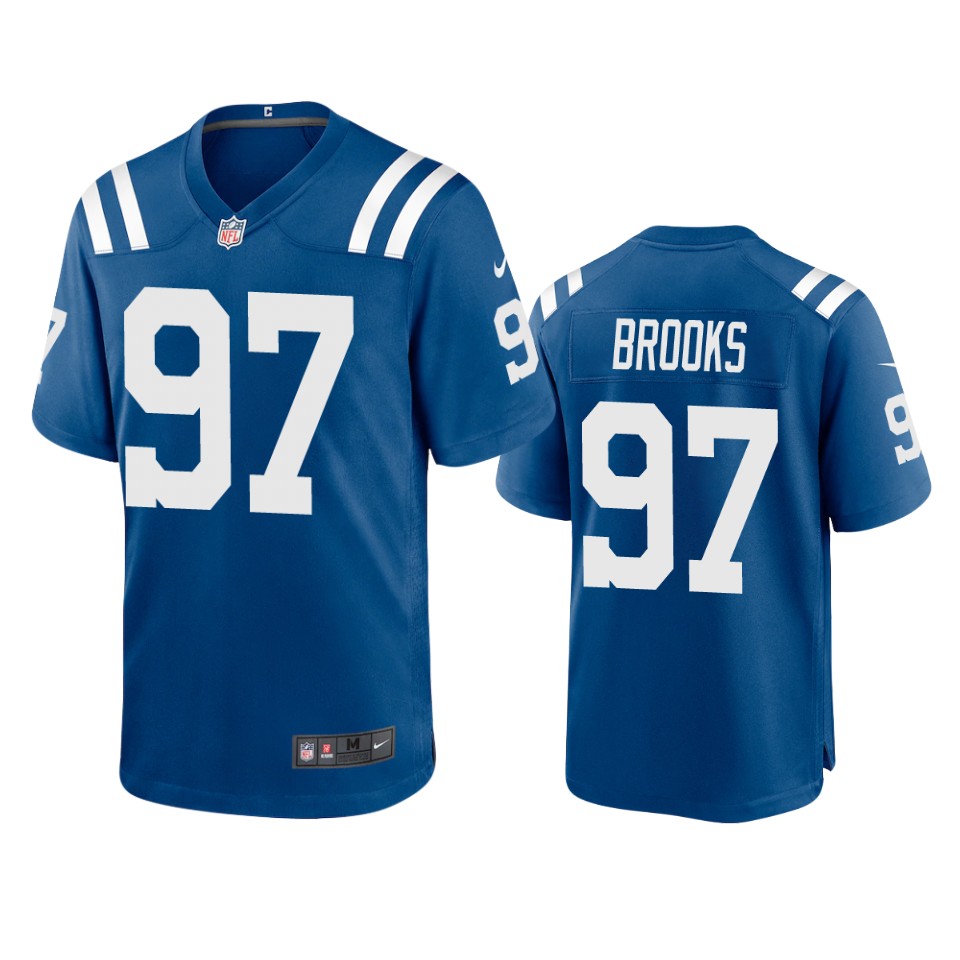 curtis brooks colts royal game jersey