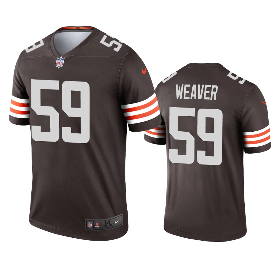 curtis weaver browns legend brown jersey