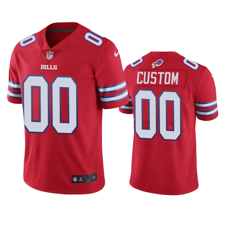 custom bills red vapor jersey