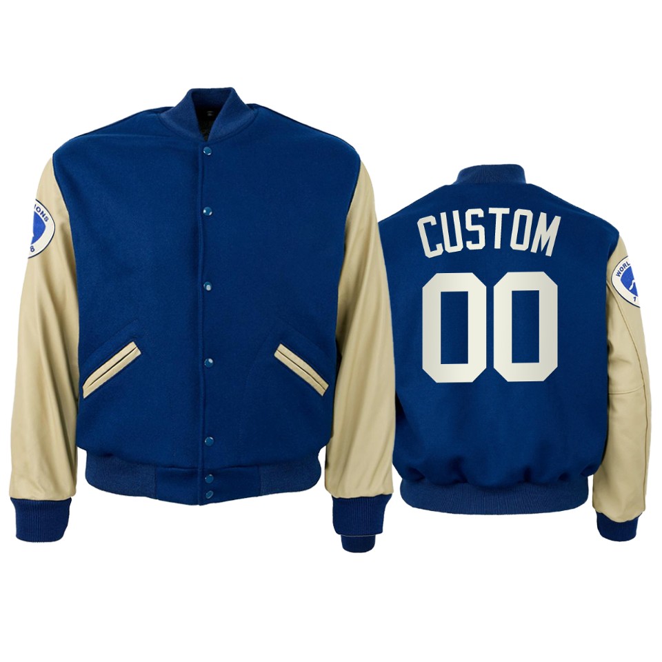 custom clots blue authentic vintage jacket