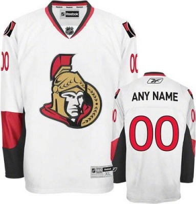 customized ottawa senators jersey white road man hockey jersey