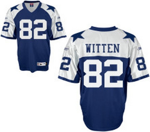 Dallas Cowboys #82 Witten Youth Blue Thanksgivings Jerseys