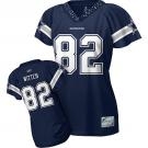 dallas cowboys 82 jason witten blue stitched replithentic womennull field flirt fashion jersey