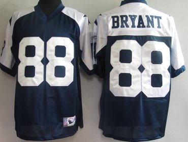 dallas cowboys 88# bryant thanksgivings blue