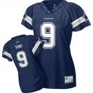 dallas cowboys tony romo 9 blue stitched replithentic womens field flirt fashion jersey